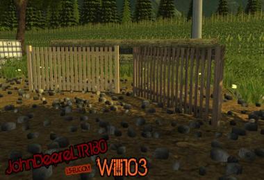 Wooden fence Pack v1
