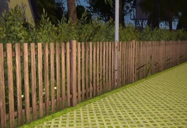 Wooden fence Pack v1