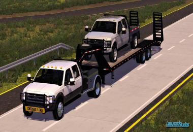 2010 Ford F-350 DRW with Western Hauler Flatbed