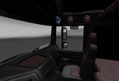 DAF XF interior heavy metal 1.0