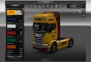 DHL skin Scania Streamline