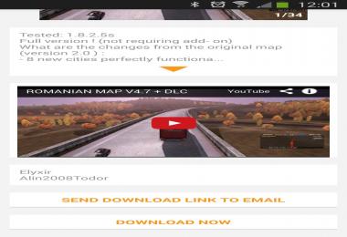 ETS2 Mods Android application