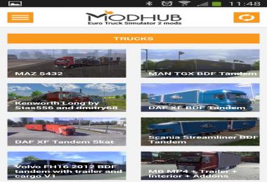 ETS2 Mods Android application