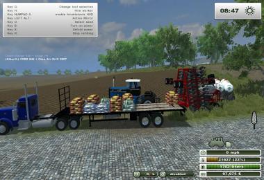 Flatebed Refillable Seed Trailer beta