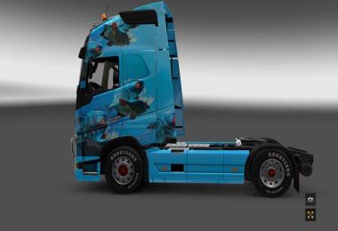 ICE AGE Piranha Scrat Volvo FH16 Skin