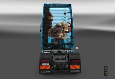 ICE AGE Piranha Scrat Volvo FH16 Skin