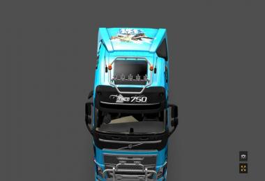 ICE AGE Piranha Scrat Volvo FH16 Skin