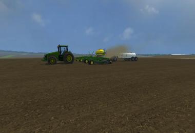 John Deere 1990CCS Air Seeder & DEM Dual Tank Anhydrous Trailer