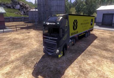 Loonbedrijf Folkers Volvo FH 2012 Skin & Trailer