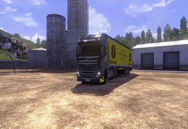 Loonbedrijf Folkers Volvo FH 2012 Skin & Trailer