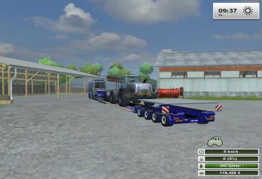 MAN TGX Euro6 mitTieflader v1.0