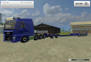 MAN TGX Euro6 mitTieflader v1.0