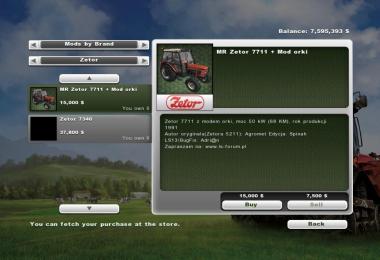 MR Zetor 7711 Updated Version