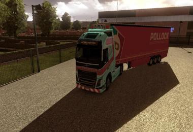 Pollock Volvo Fh16 and trailer