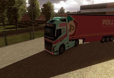 Pollock Volvo Fh16 and trailer