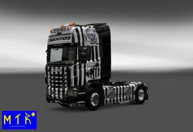 Skin Scania Santos FC V2