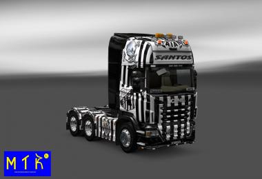 Skin Scania Santos FC V2
