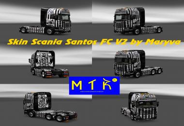 Skin Scania Santos FC V2