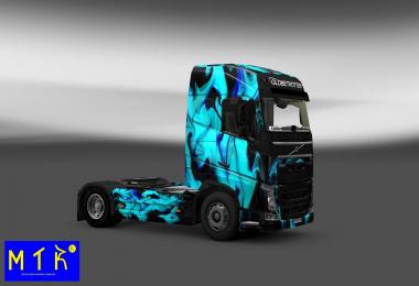 Skin Volvo FH 2012 Green Smoke