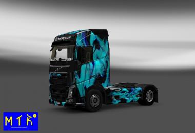 Skin Volvo FH 2012 Green Smoke
