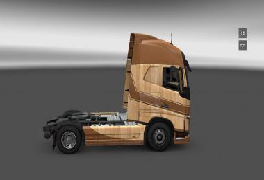 Volvo FH16 2012 Wooden Skin V1.0