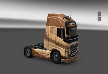 Volvo FH16 2012 Wooden Skin V1.0