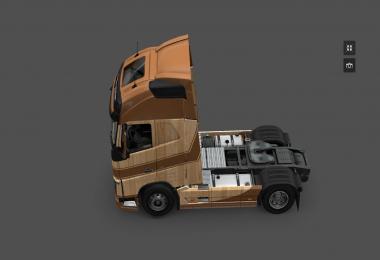 Volvo FH16 2012 Wooden Skin V1.0