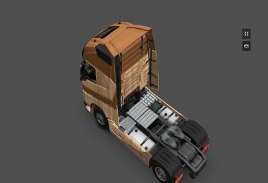 Volvo FH16 2012 Wooden Skin V1.0