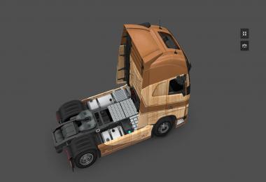 Volvo FH16 2012 Wooden Skin V1.0