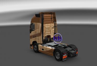 Volvo FH16 2012 Wooden Skin V1.0