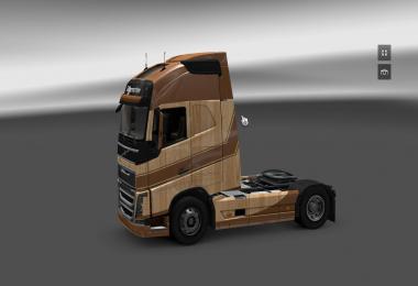 Volvo FH16 2012 Wooden Skin V1.0