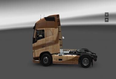 Volvo FH16 2012 Wooden Skin V1.0