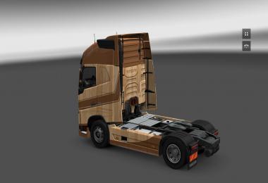 Volvo FH16 2012 Wooden Skin V1.0