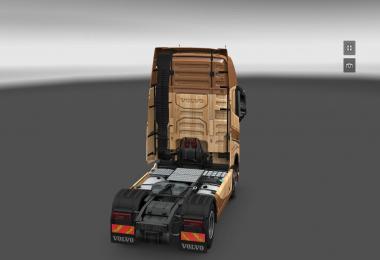 Volvo FH16 2012 Wooden Skin V1.0
