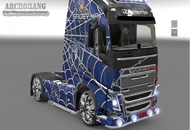 Volvo FH2013 Spider-man skin