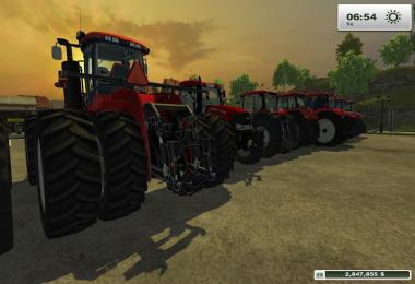 Case tractors pack