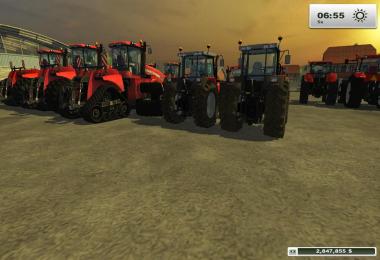 Case tractors pack