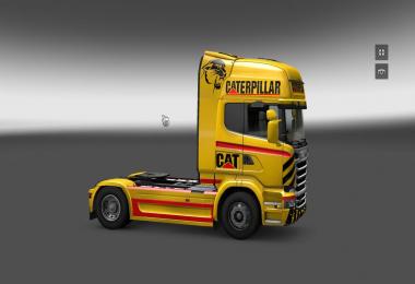 CAT skin for Scania Streamline