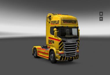 CAT skin for Scania Streamline
