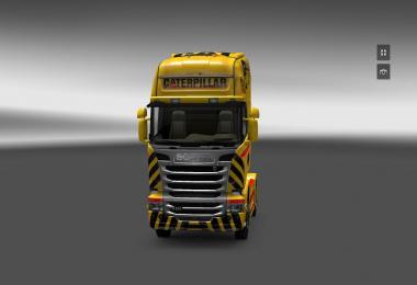 CAT skin for Scania Streamline