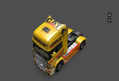 CAT skin for Scania Streamline