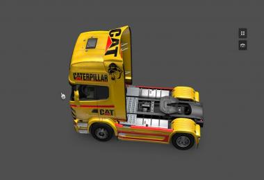 CAT skin for Scania Streamline
