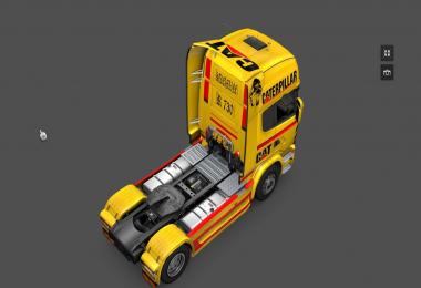 CAT skin for Scania Streamline