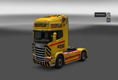 CAT skin for Scania Streamline