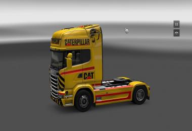 CAT skin for Scania Streamline