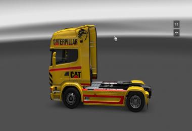 CAT skin for Scania Streamline