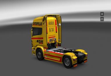 CAT skin for Scania Streamline