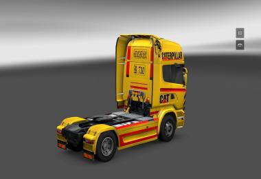 CAT skin for Scania Streamline