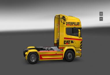 CAT skin for Scania Streamline