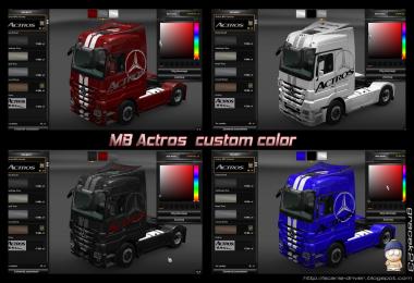 MB Actros custom color